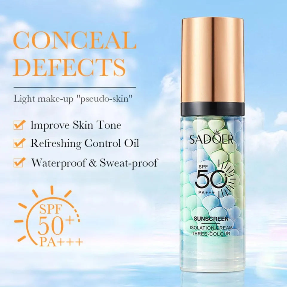 SPF50+ Makeup Primer Moisturizing Isolation Cream