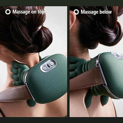 Portable, Bionic Heated Neck and Back Massager