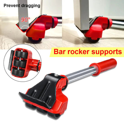Furniture Moving Transport Roller Set (5 Pcs)