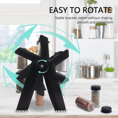 Rotating Spice Rack Organizer , منظم التوابل الدوّار من