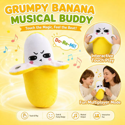Plush Fruit Interactive Music Toy  لعبة موسيقية تفاعلية محشوة على شكل فاكهة