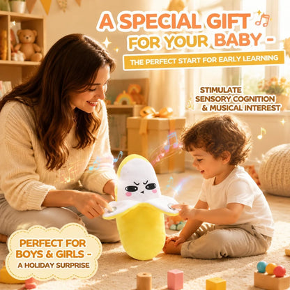 Plush Fruit Interactive Music Toy  لعبة موسيقية تفاعلية محشوة على شكل فاكهة