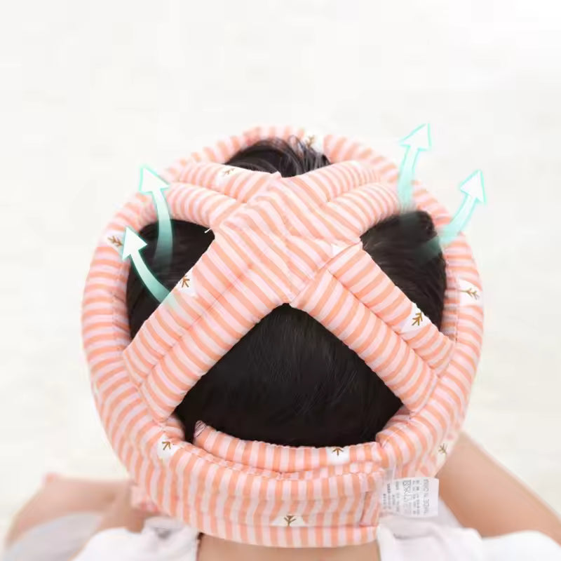 Baby Safety Helmet Soft Comfortable Head Protection قبعة حماية رأس الأطفال من السقوط
