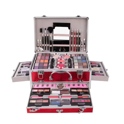 Professional Makeup Set Beauty Gift Including Eye Shadow Lipstick Mascara for Makeup Artists Cosmetics Set Combination Box