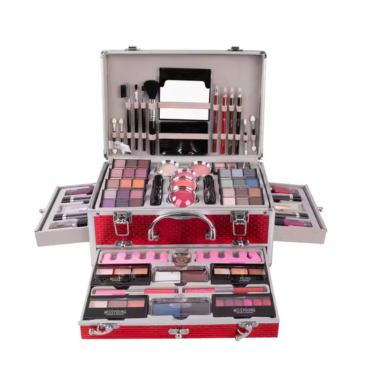 Professional Makeup Set Beauty Gift Including Eye Shadow Lipstick Mascara for Makeup Artists Cosmetics Set Combination Box