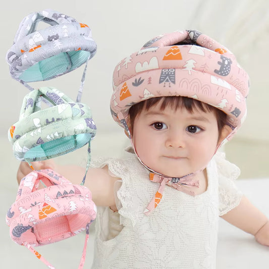 Baby Safety Helmet Soft Comfortable Head Protection قبعة حماية رأس الأطفال من السقوط