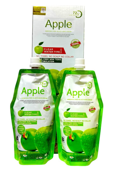 Apple Ammonia Free Black Hair Color Cream 1000ml