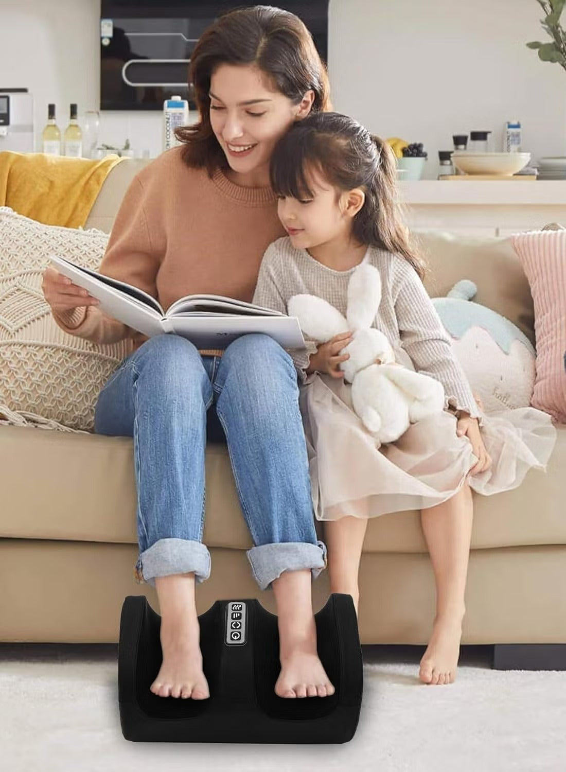 Smart Electric Foot & Calf Massager 🦶 جهاز تدليك كهربائي للقدمين والساقين مع خاصية التدفئة