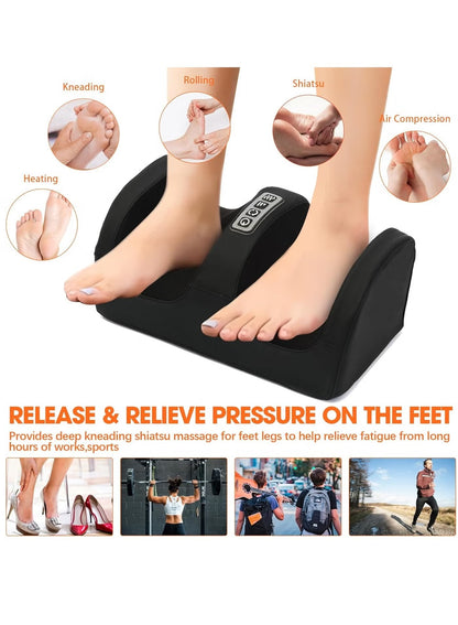 Smart Electric Foot & Calf Massager 🦶 جهاز تدليك كهربائي للقدمين والساقين مع خاصية التدفئة