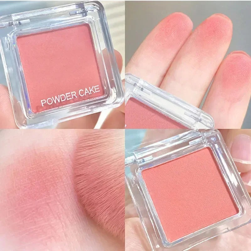 Face Blusher Matte Natural Cheek Tint Brighten Face Waterproof Face