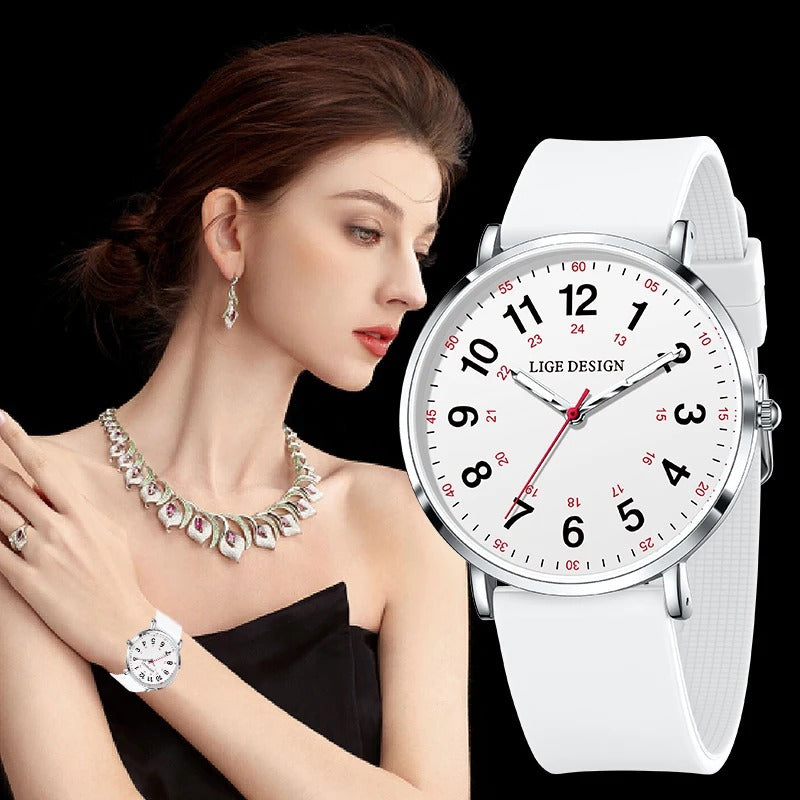 LIGE Fashion Elegant Watches for Woman Ladies