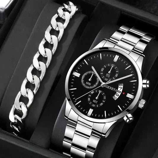 Fashion Men Luxury Calendar Quartz Wrist Watch