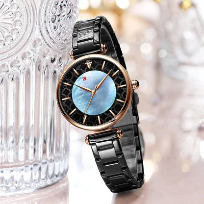 Steel Women Bracelet Watches Female Waterproof Clocks Relogio